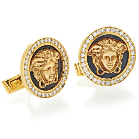 versace mens cufflinks|versace cufflinks.